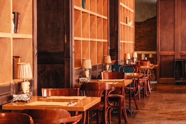 Wnętrze Aroma Cafe
